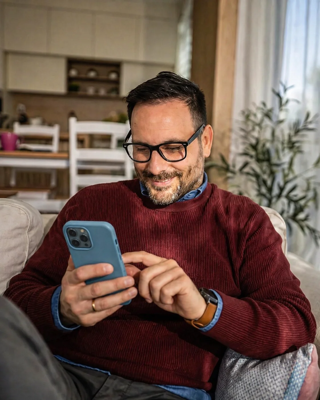 Man using MindDrive to make sense of work stress